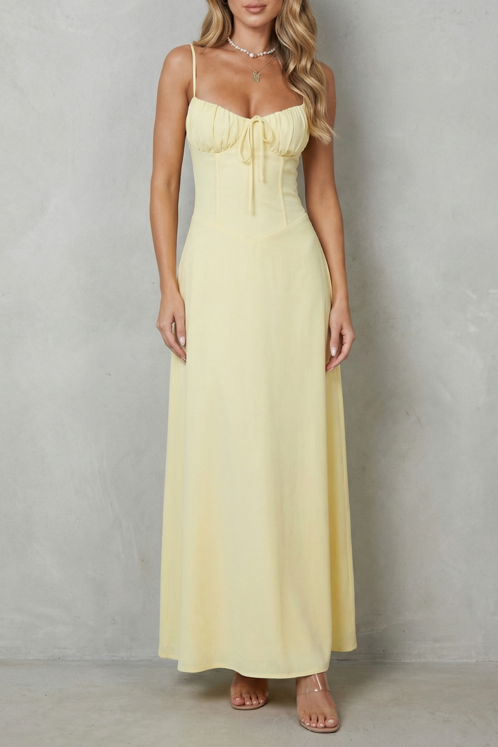 Sleeveless Flowing Maxi Dress