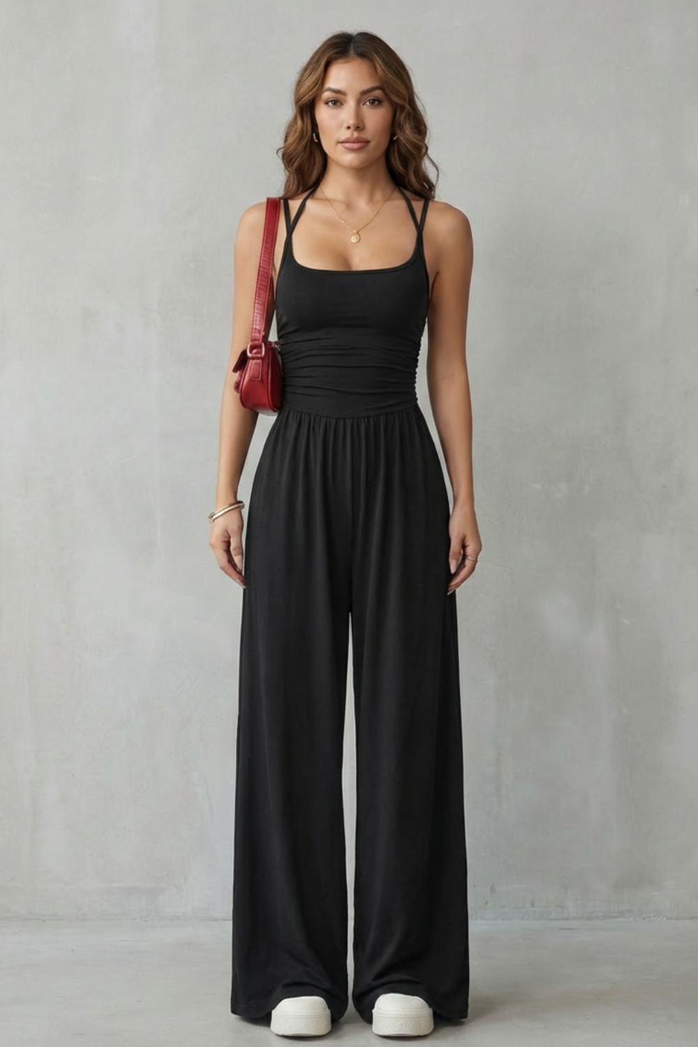 Wide-Leg Jumpsuit