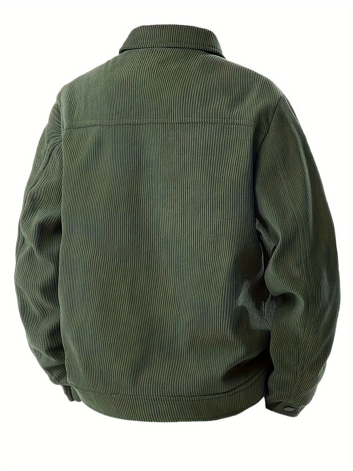 Men's Shirt Jacket Pockets Textured Refined Timeless