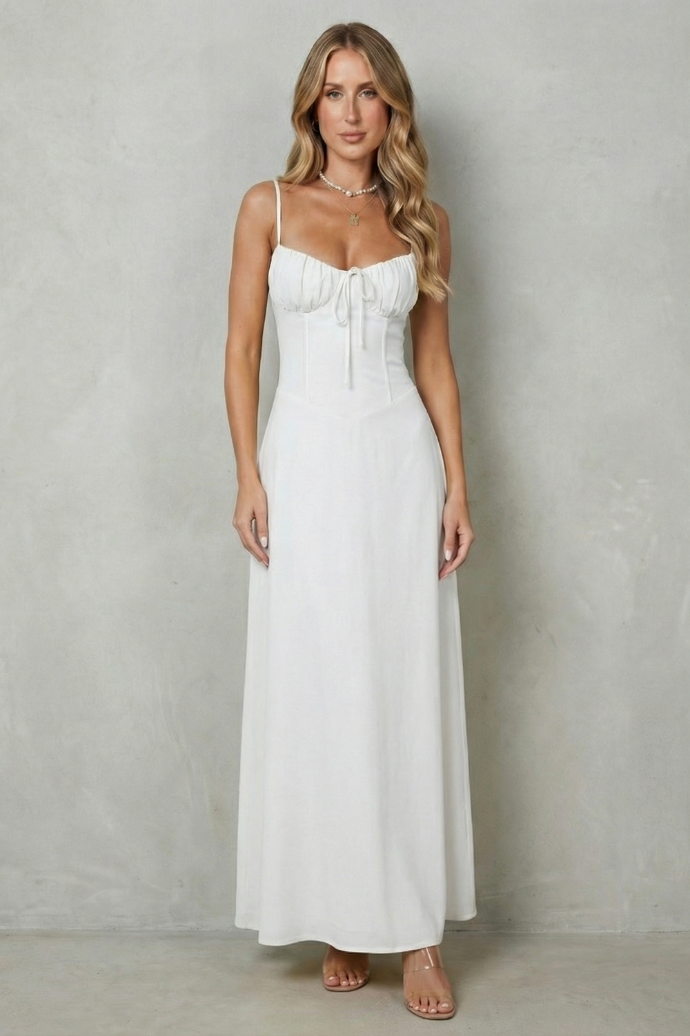 Sleeveless Flowing Maxi Dress
