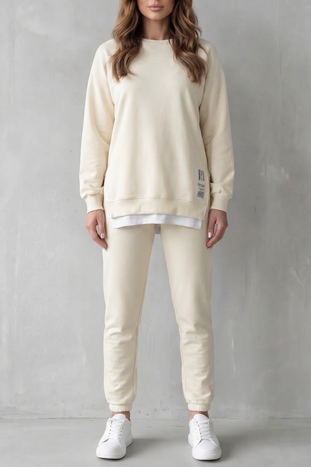 Relaxed Fit Zip Lounge Set