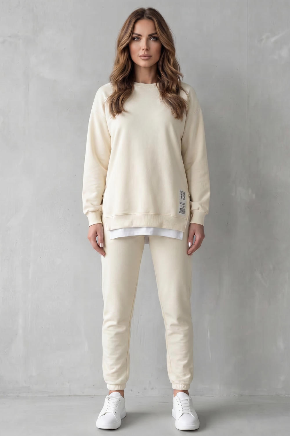 Relaxed Fit Zip Lounge Set