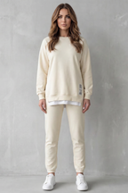 Relaxed Fit Zip Lounge Set