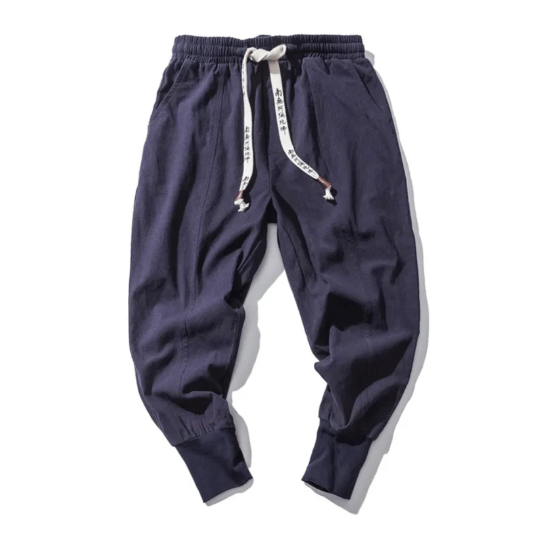 Japan Style Casual Trousers Cotton Blend Relaxed
