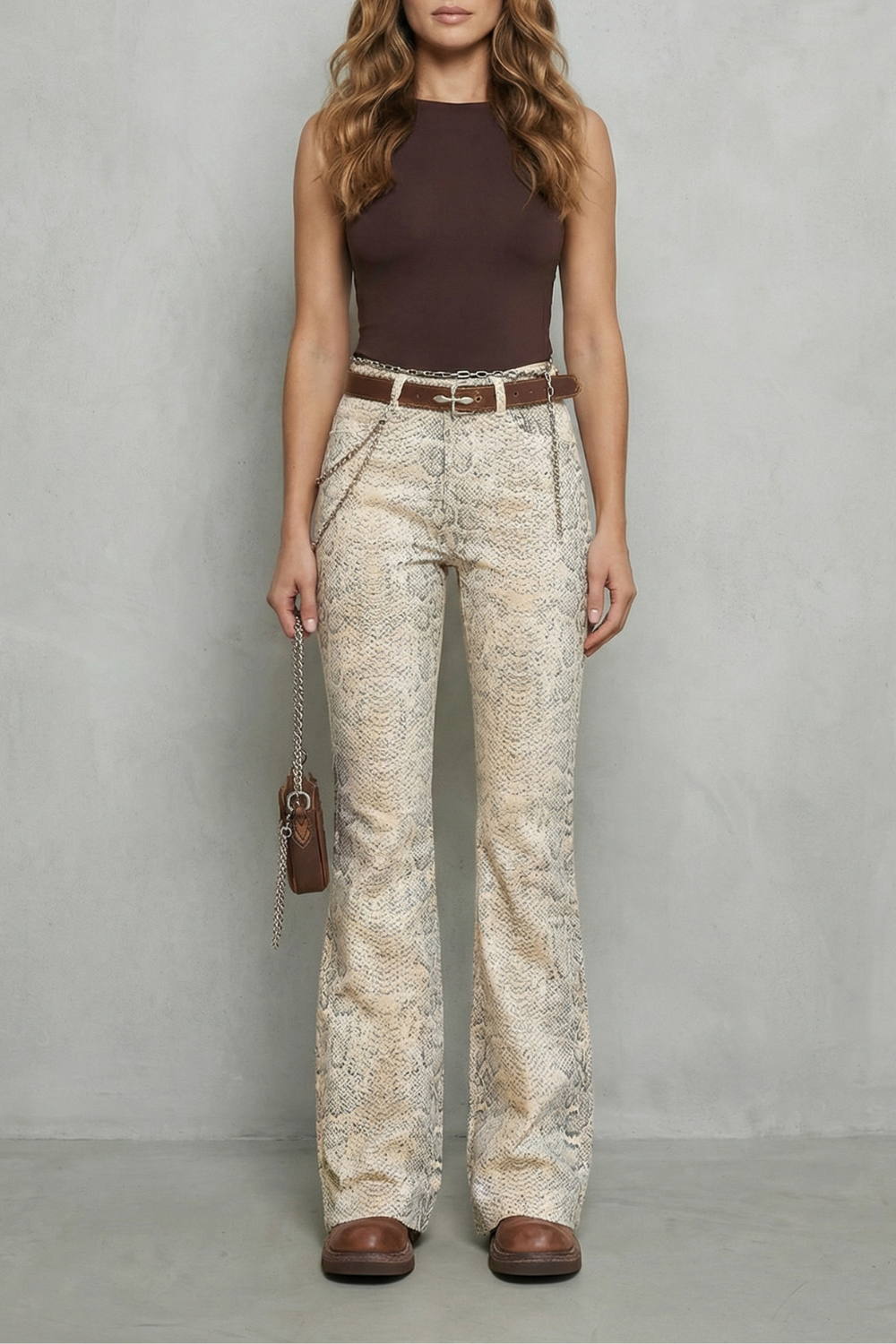 High Waist Palazzo Jeans