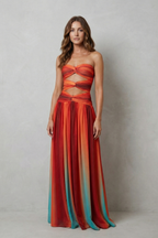 Strapless Maxi Dress
