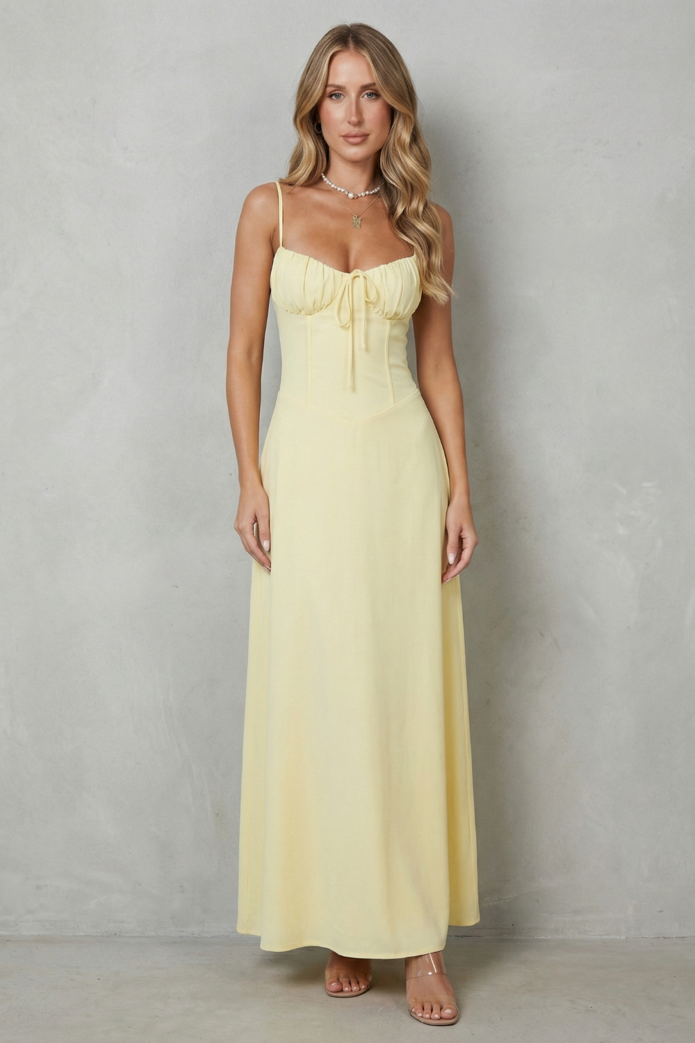 Sleeveless Flowing Maxi Dress