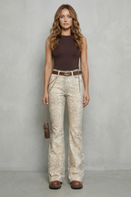 High Waist Palazzo Jeans