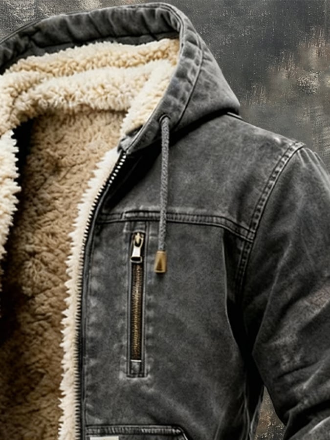Men's Insulated Thermal Jacket Padded Warm Winter Rugged