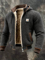 Men's Long Sleeve Quilted Jacket Pockets Casual Everyday