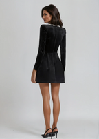 Azzoura — Velvet Mini with a Subtle Sheen for a Chic Look