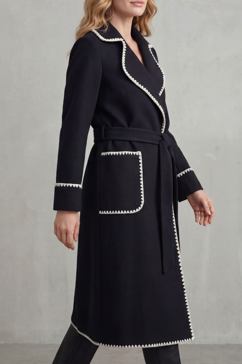 Longline Belted Coat