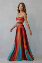Strapless Maxi Dress