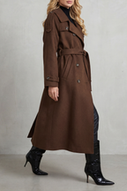 Oversized Wool Trench Coat