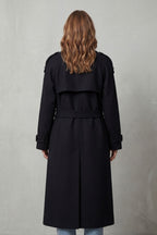 Oversized Wool Trench Coat