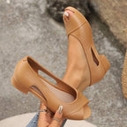 Orthopedic Heeled Sandals Cushioned Everyday