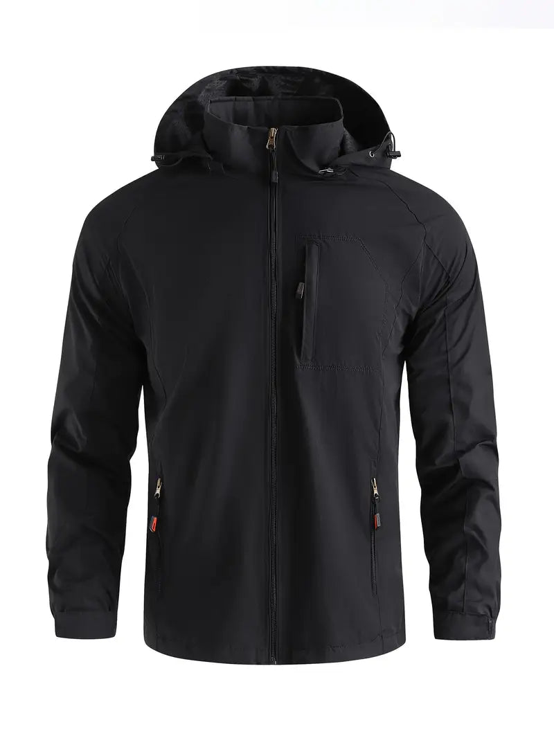 Men's Lightweight Jacket Packable Water Repellent Nylon