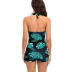 Tummy Control One-Piece Swimsuit Sport Flat Angle