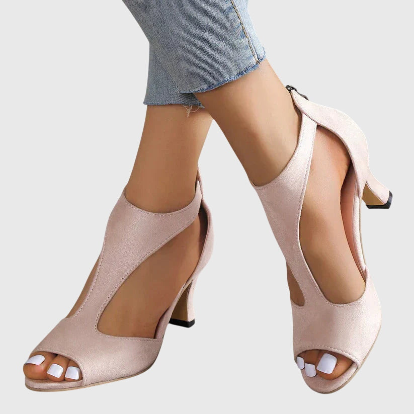 Breathable Block Heels Everyday Comfortable