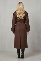 Oversized Wool Trench Coat