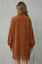 Oversized Turtleneck Mini Dress