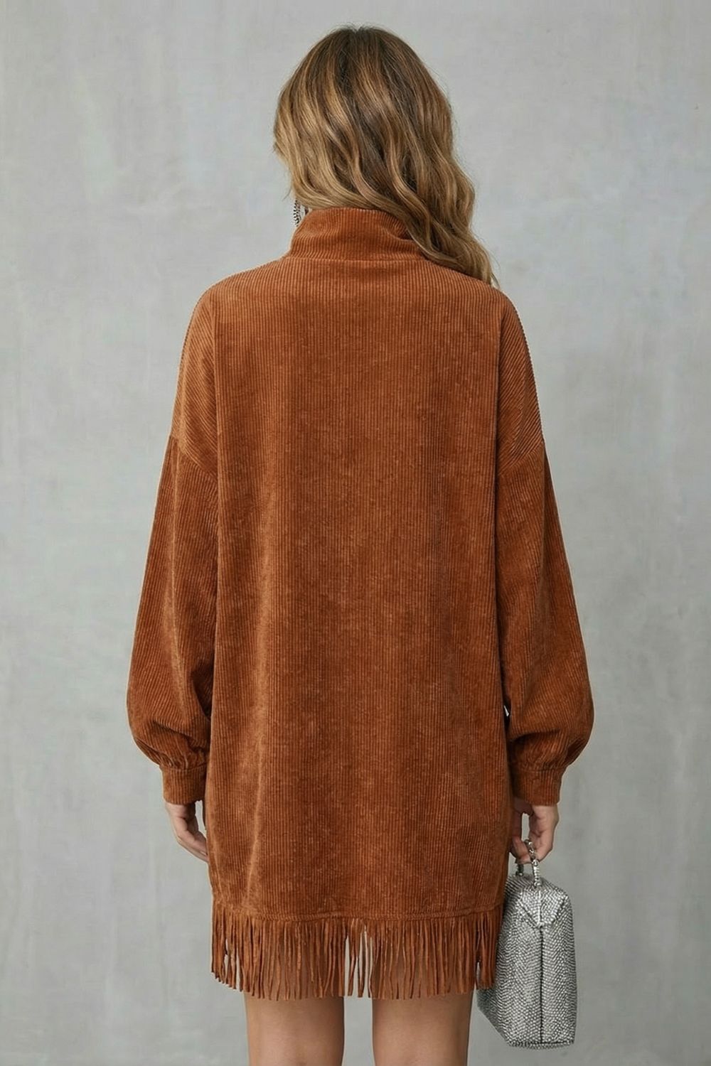 Oversized Turtleneck Mini Dress