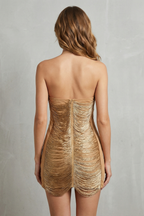 Halter Sleeveless Fringe Mini Dress
