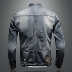 Men's Retro Denim Jacket Vintage Rugged Refined Classic