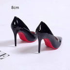 Stiletto Pumps PU Leather High Heel Formal
