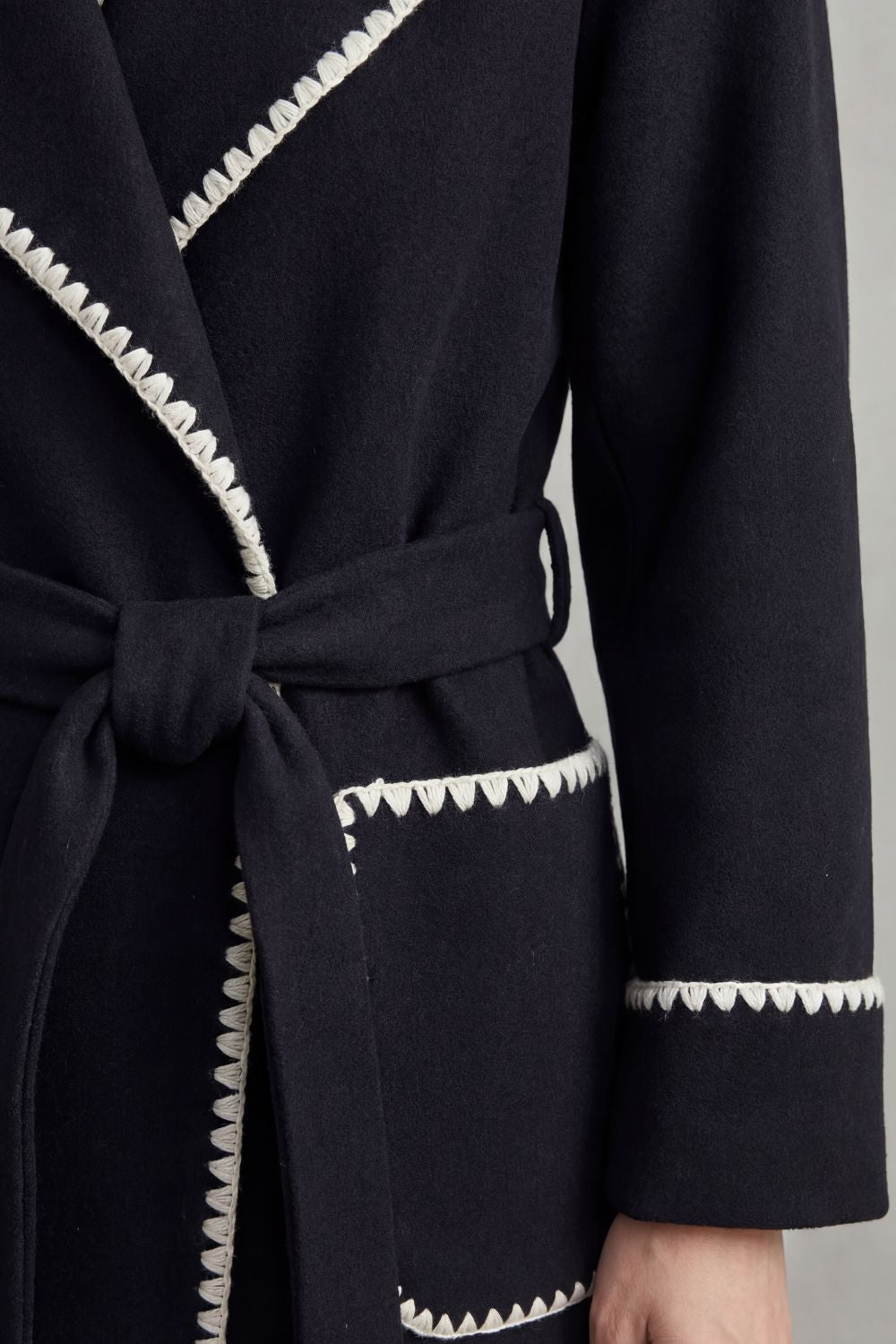 Longline Belted Coat