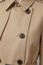 Knee Length Double-Breasted Trench Coat