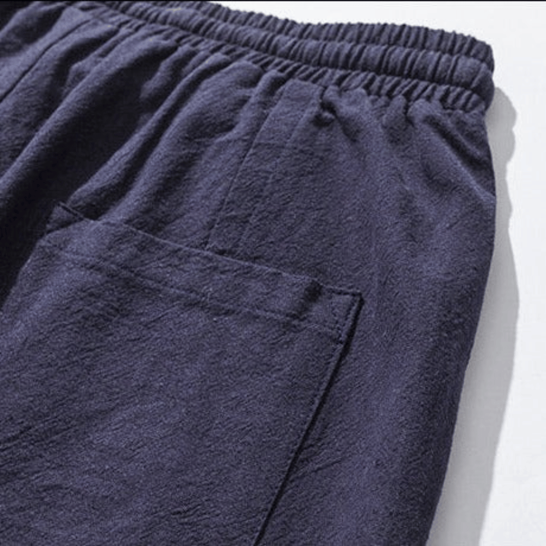 Japan Style Casual Trousers Cotton Blend Relaxed