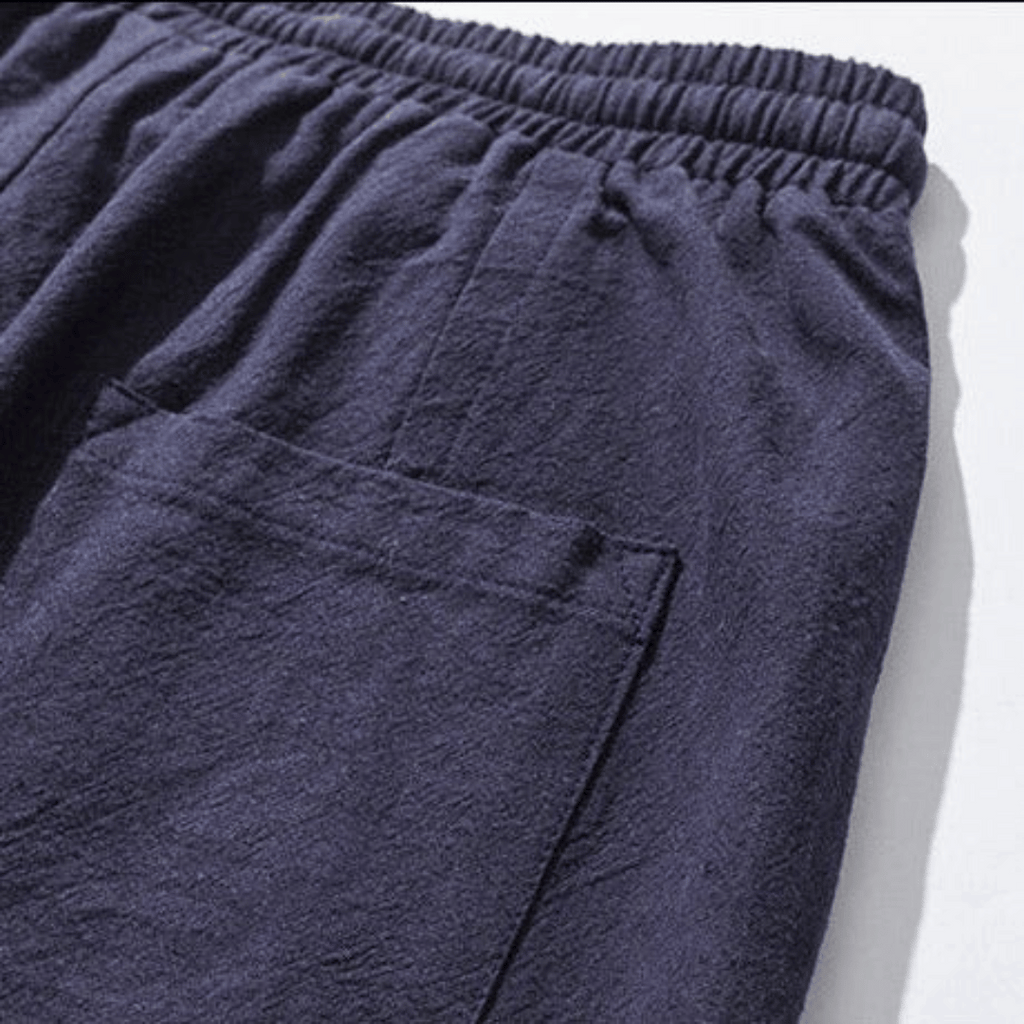 Japan Style Casual Trousers Cotton Blend Relaxed