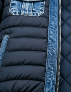 Men's Hybrid Quilted Jacket Versatile Smart Casual Layering