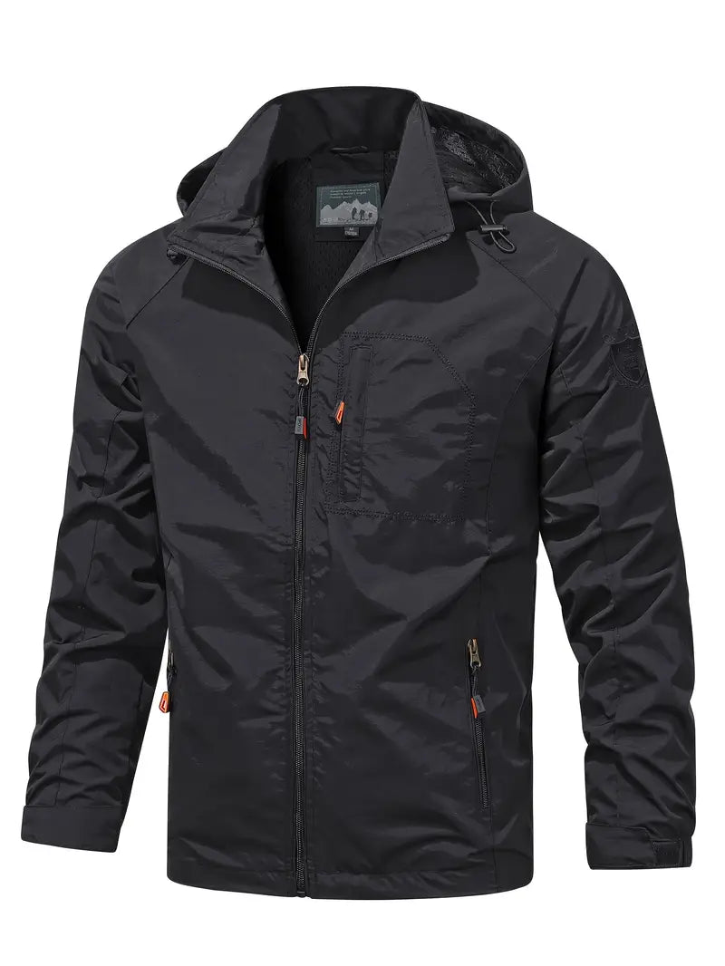 Men's Lightweight Jacket Packable Water Repellent Nylon