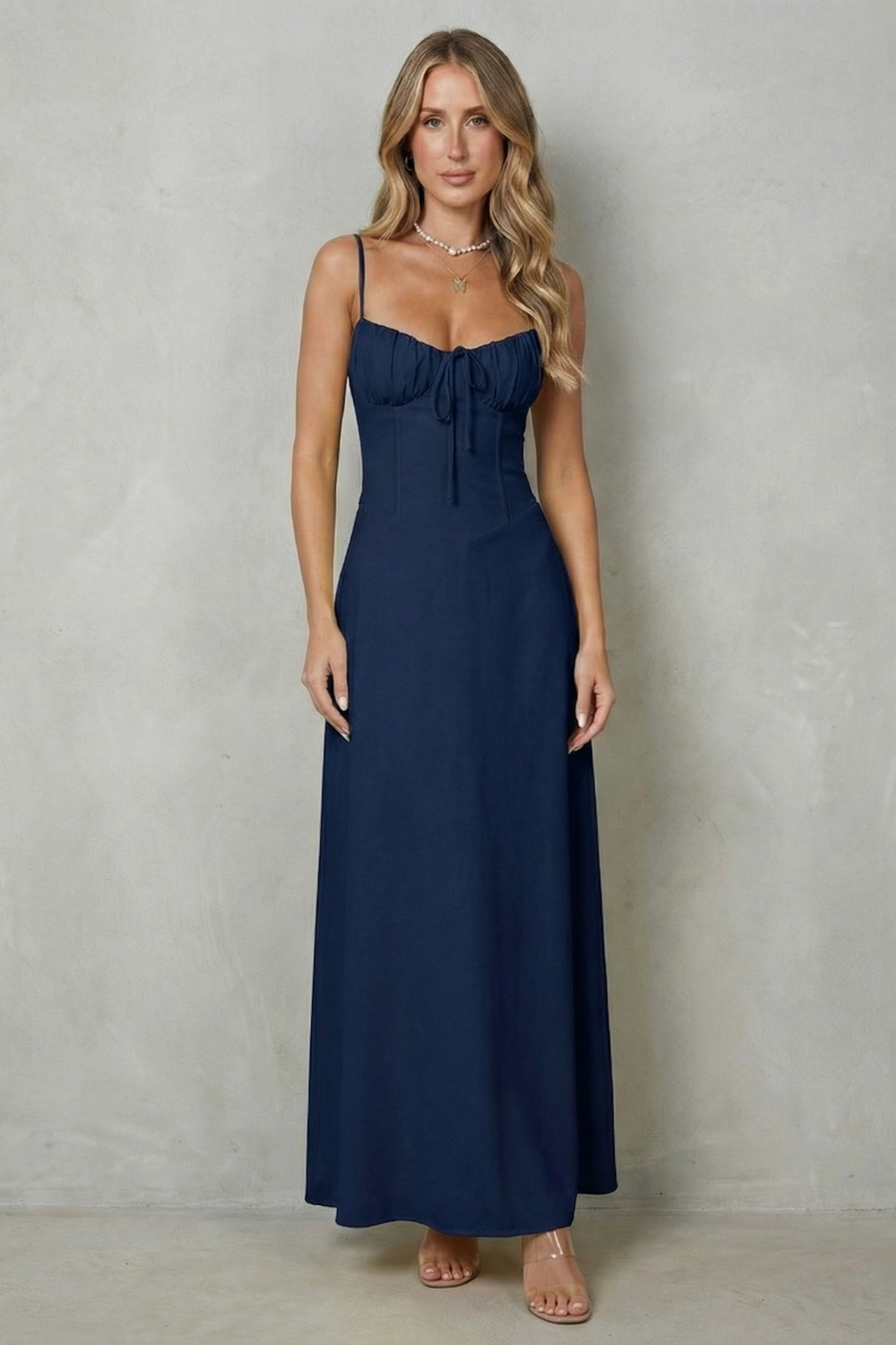 Sleeveless Flowing Maxi Dress