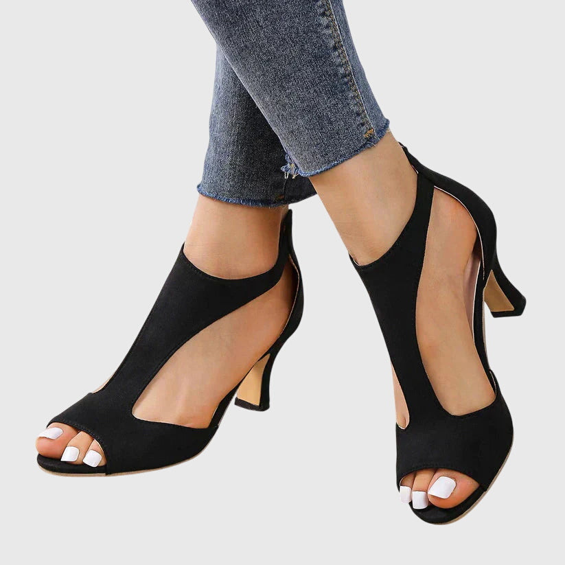 Breathable Block Heels Everyday Comfortable