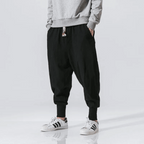 Japan Style Casual Trousers Cotton Blend Relaxed