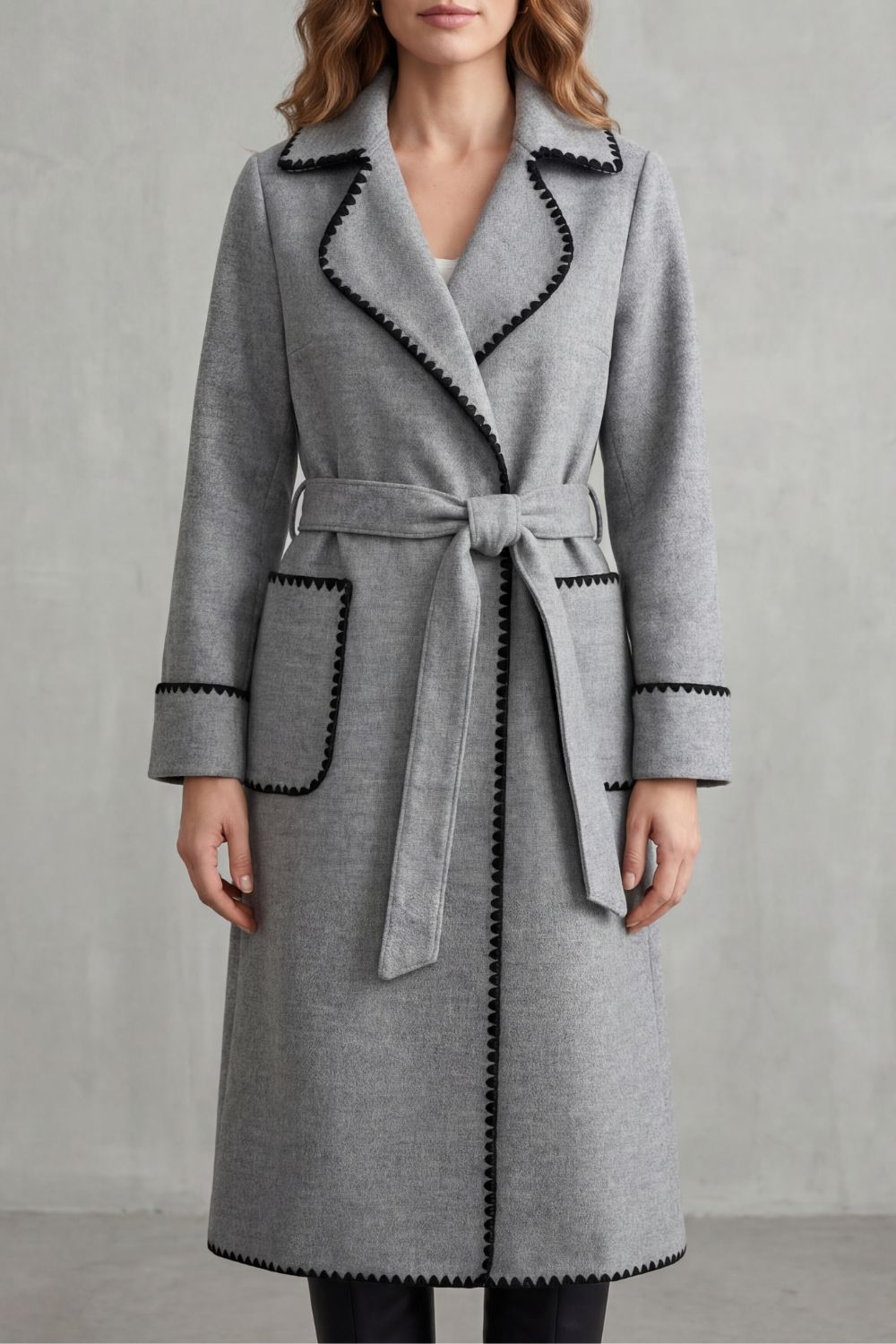 Longline Belted Coat
