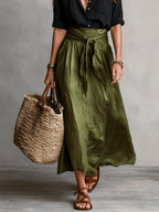 Boho Flowy Skirt Top Two-Piece Co-Ord Set