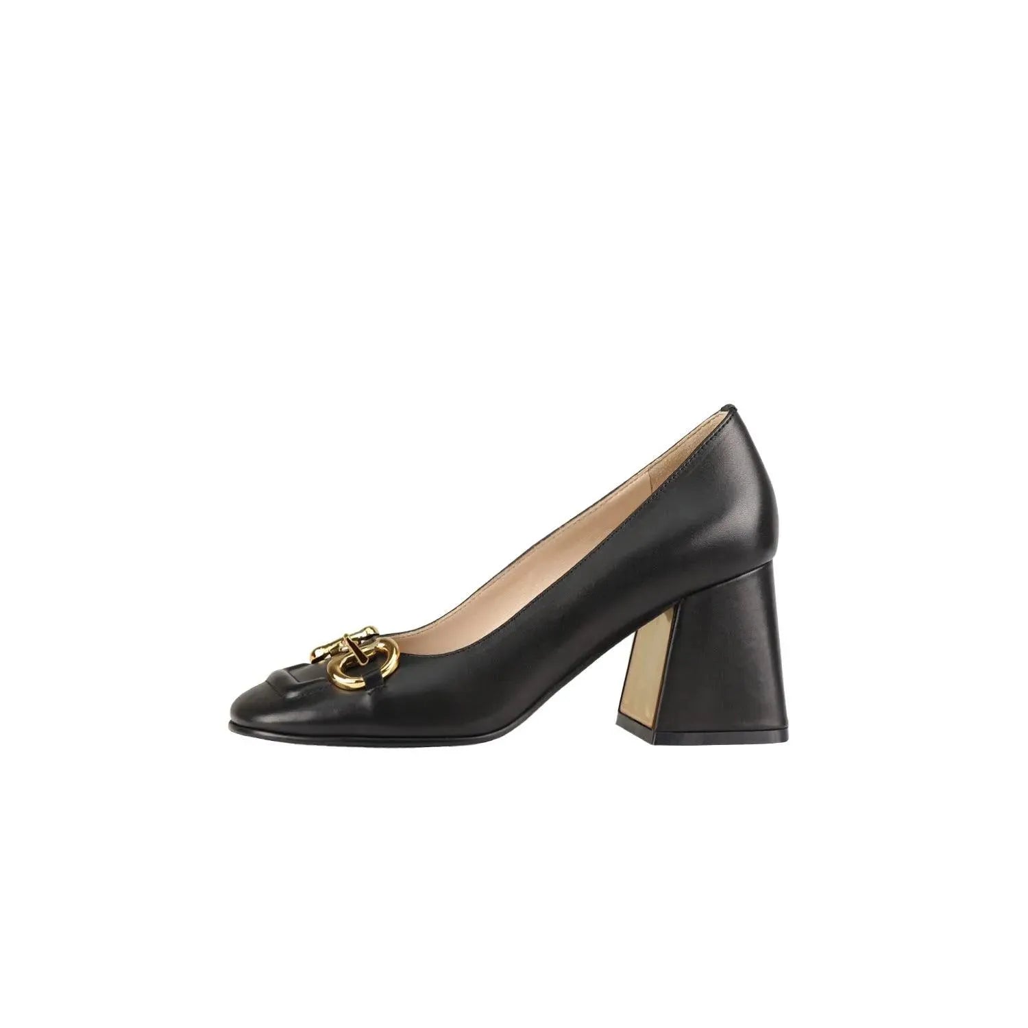 Retro High Heels Buckle Strap Pointed Toe Formal