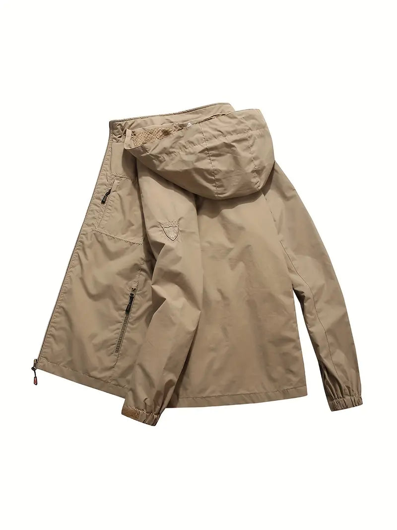 Men's Lightweight Jacket Packable Water Repellent Nylon