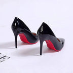 Stiletto Pumps PU Leather High Heel Formal