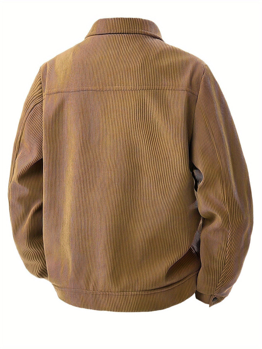 Men's Shirt Jacket Pockets Textured Refined Timeless