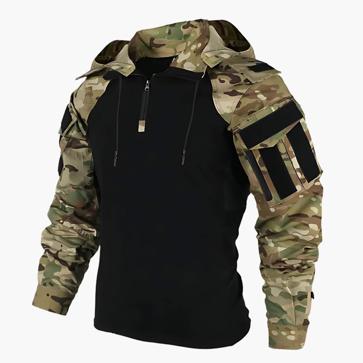 Men's Tactical Jacket Functional Pockets Durable Outdoor