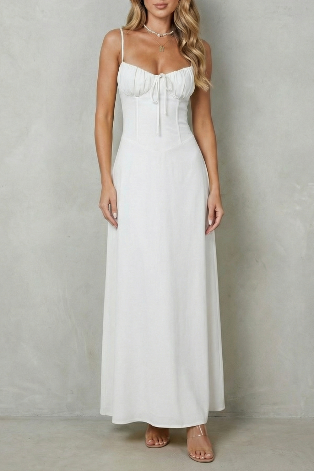 Sleeveless Flowing Maxi Dress