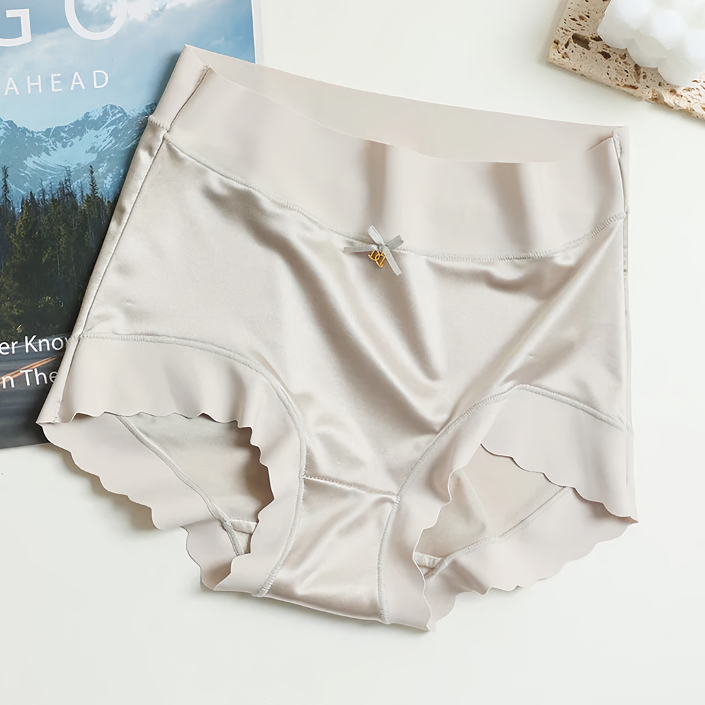 Seamless Satin Underwear Set 5 Piece Soft Luxury