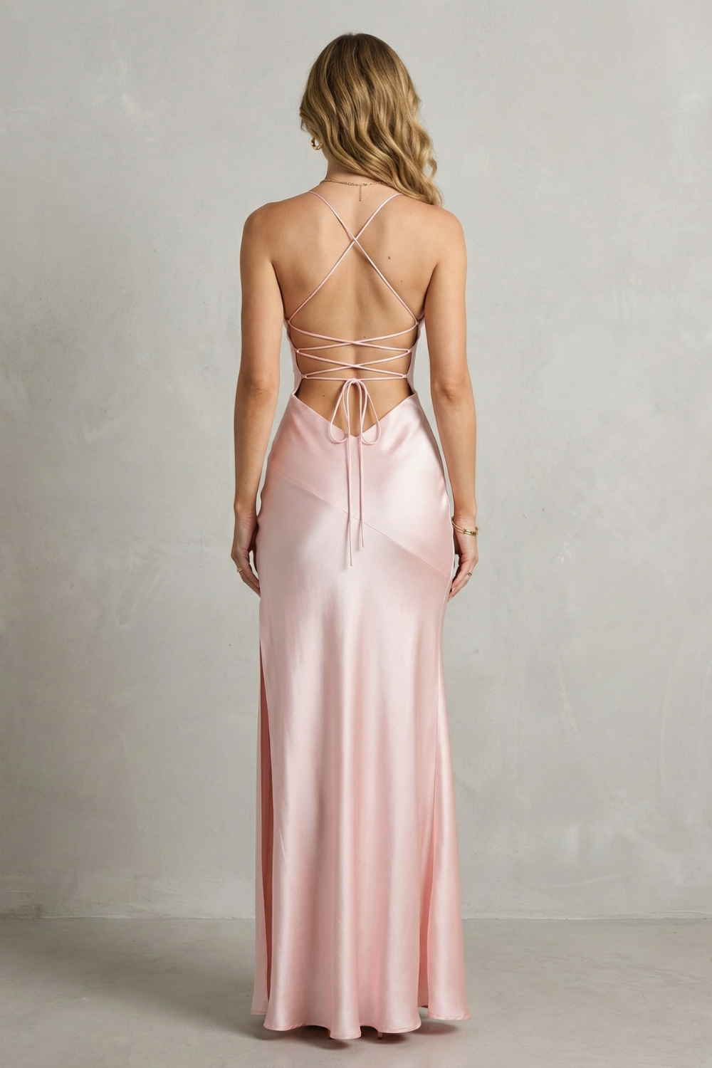 Sleeveless High Slit Maxi Dress