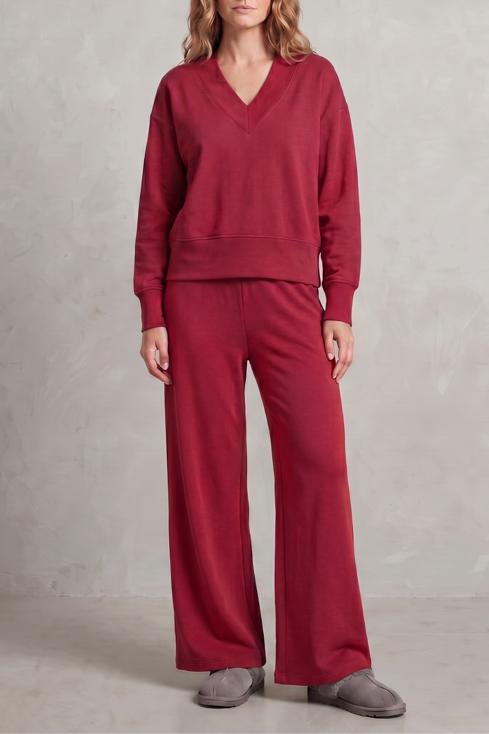 Relaxed Wide-Leg Lounge Set