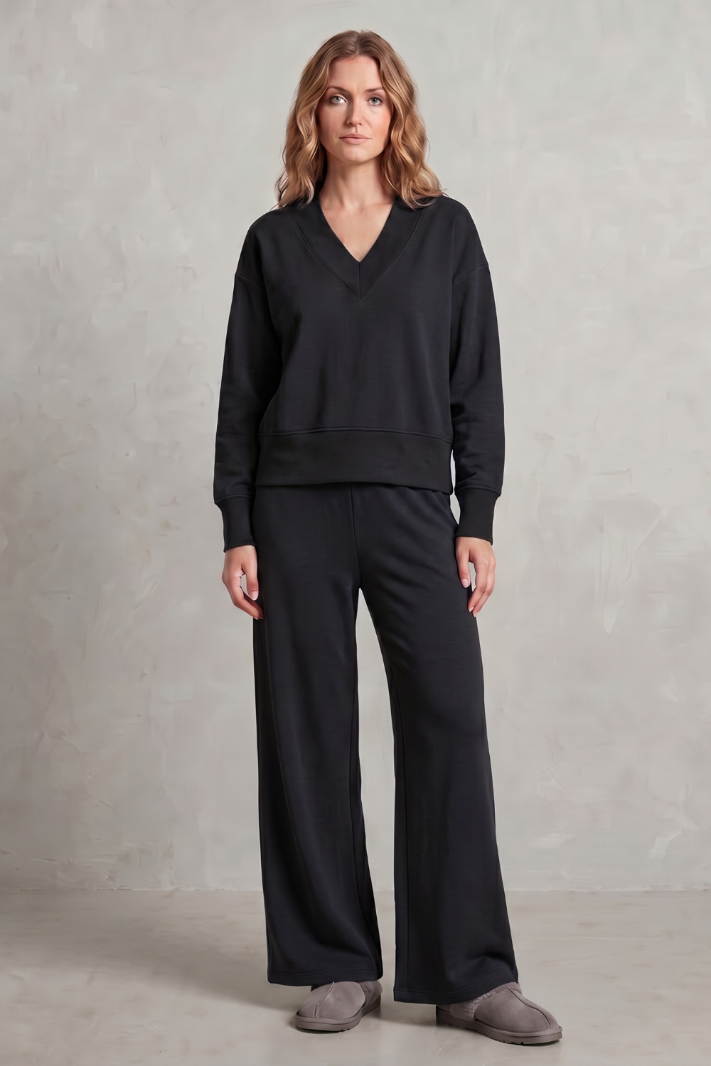 Relaxed Wide-Leg Lounge Set